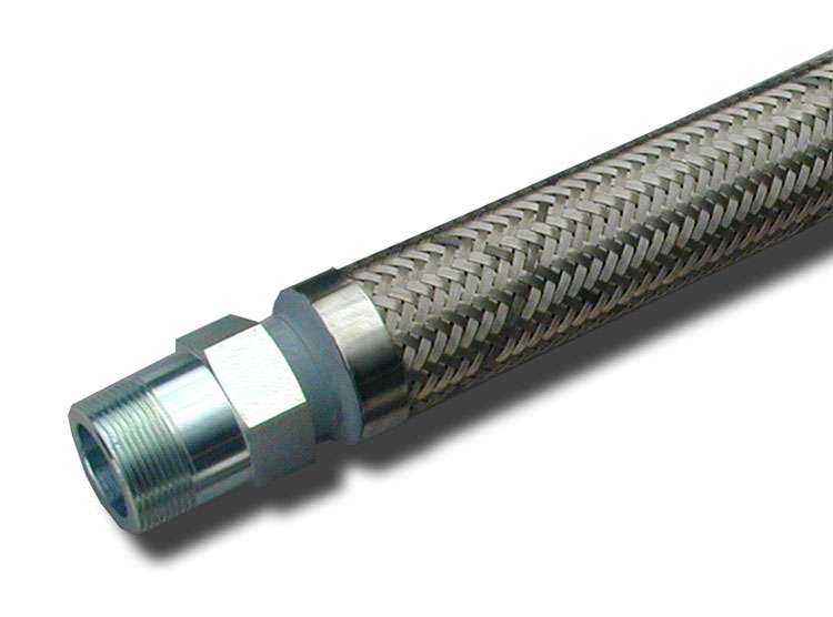 Multi-Purpose Push-On Hose End Connection, 1/2 in. Stainless Steel